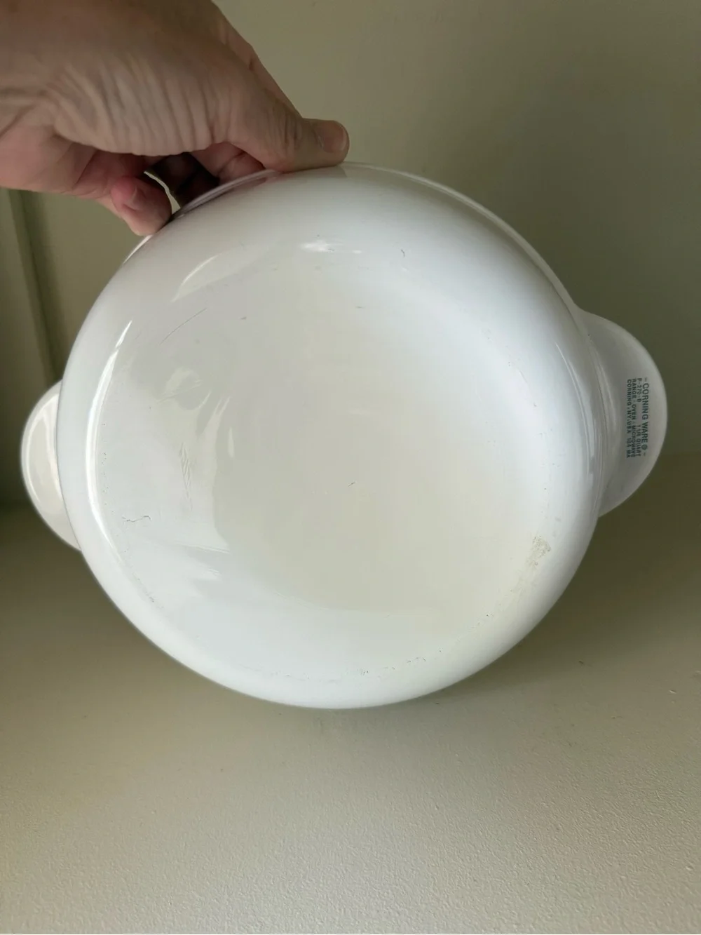 Vintage Corning Ware White Casserole Dish 1 1/4 qt